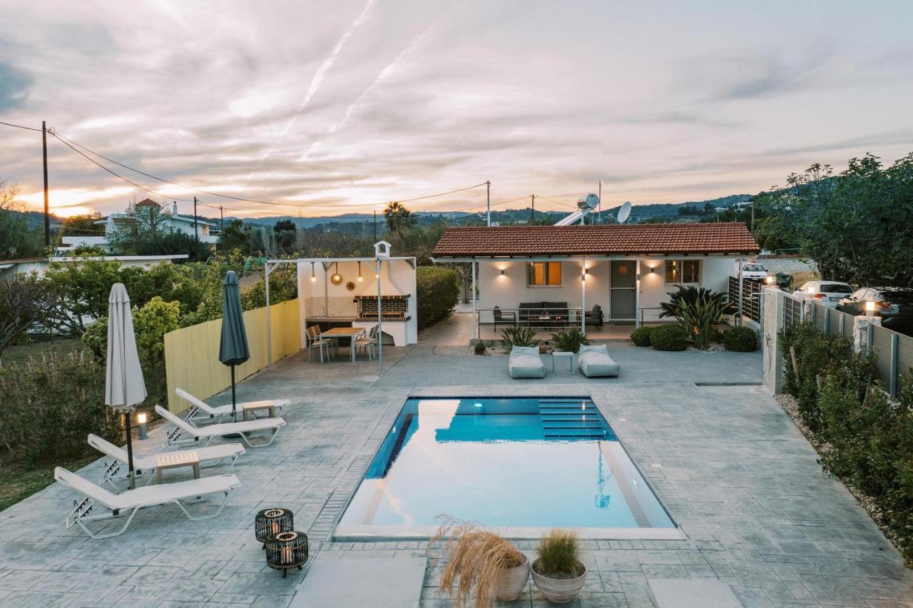 Villa Reni Garden House Afantou Exterior foto